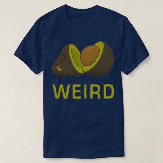 Weird Avocado T-Shirt (Design vorne)