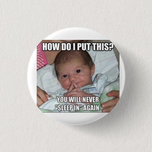 Weird Baby T - Shirt Trucker Hat Button (Vorderseite)