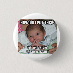 Weird Baby T - Shirt Trucker Hat Button