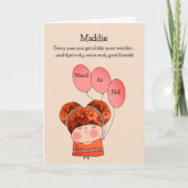 Weird Best Friend Karte (Vorderseite)