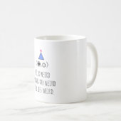 WEIRD Birthday Kaffeetasse (VorderseiteRechts)