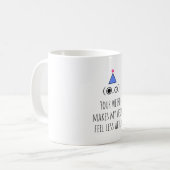 WEIRD Birthday Kaffeetasse (Vorderseite Links)