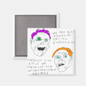 WEIRD BOYZ Magnet (Vorderseite/Rückseite)