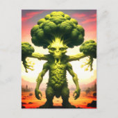 Weird Broccoli Monster Postkarte (Vorderseite)