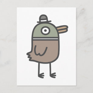 Weird Duck Postkarte
