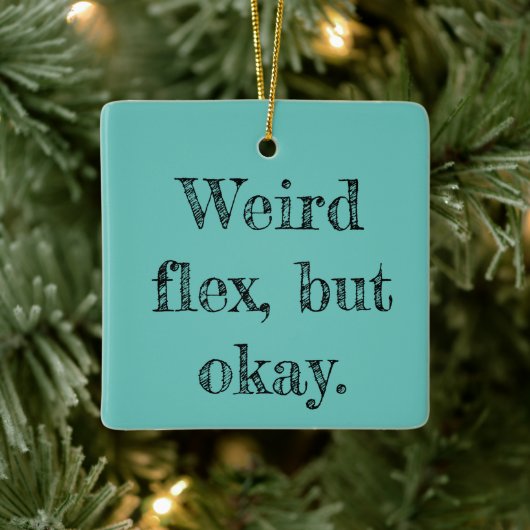 Weird Flex Keramikornament (Baum)