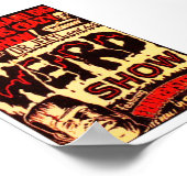 Weird Frankenstein Movie Poster (Ecke)