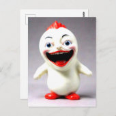 Weird Funny Figurine Postkarte (Vorne/Hinten)