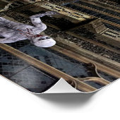 Weird Graveyard Zombies Poster (Ecke)