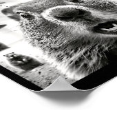 Weird Groundhogs Selfie With Alien Ufo Funny Groun Poster (Ecke)