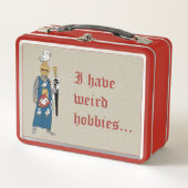 "Weird Hobbies" Metal Lunchbox (Vorderseite)