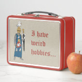 "Weird Hobbies" Metal Lunchbox (Beispiel)