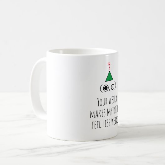 WEIRD Holiday Kaffeetasse (Vorderseite Links)