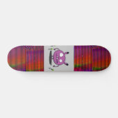 WEIRD LILA MONSTER Skateboard (Horizontal)