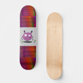 WEIRD LILA MONSTER Skateboard (Vorderseite)
