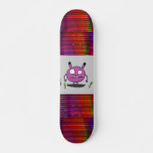 WEIRD LILA MONSTER Skateboard (Vorne)