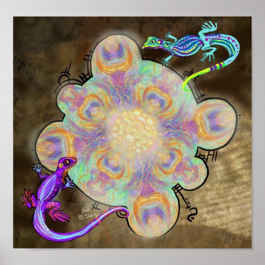 Weird Lizards Poster (Vorne)