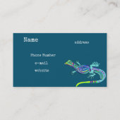 Weird Lizards Visitenkarte (Rückseite)