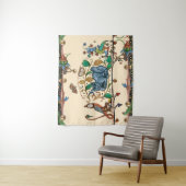 WEIRD MEDIEVAL BESTIARY HUNTER CAT, BIRD, FALCON WANDTEPPICH (Beispiel)