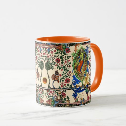 WEIRD MEDIEVAL BESTIARY MUSIC, DRAGON PLAYPFLUTE TASSE (VorderseiteRechts)