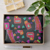 WEIRD MEDIEVAL BESTIARY Rabbit Reiten eines weißen Seidenpapier (Geschenk)