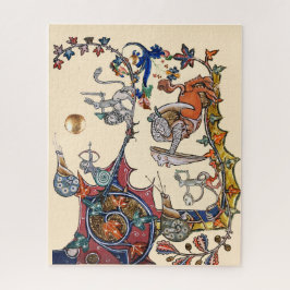WEIRD MEDIEVAL BESTIARY WAR Snails ,Killer Rabbit Puzzle