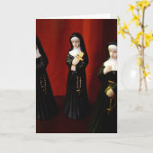 Weird Nuns Karte (Gelbe Blume)