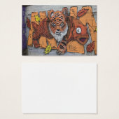 Weird Orange Tiger Fish Graffiti (Vorne & Hinten)