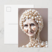Weird Pearl Granny Postkarte (Vorne/Hinten)