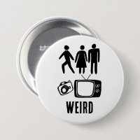 WEIRD Person Woman Man Camera TV