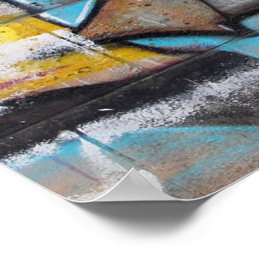 Weird Pig Face Poster (Ecke)