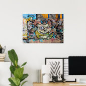 Weird Pig Face Poster (Heimbüro)