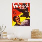 WEIRD TALES Cooles Vintages Pulsmagazin Cover Art Poster (Küche)