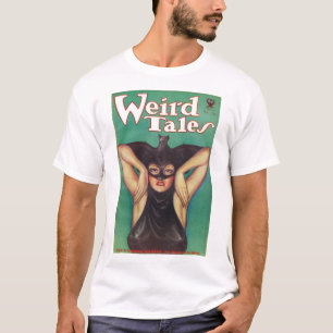 Weird Tales Magazine Frau in Fledermauskostüm T-Shirt