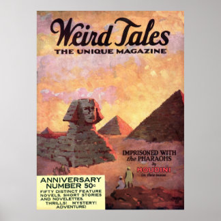 Weird Tales Magazine MAY 1924 Poster