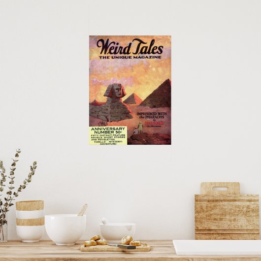 Weird Tales Magazine MAY 1924 Poster (Küche)