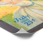 Weird Tales Through the Vortex 1926 Cover Poster (Ecke)