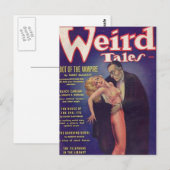 Weird Tales Vampir-Comicbuch Postkarte (Vorne/Hinten)
