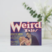 Weird Tales Vampire Comic Book Postkarte (Stehend Vorderseite)