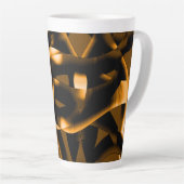 Weird tangle of burnt ribbons, black and orange milchtasse (Rechte Ecke)