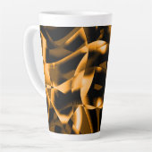 Weird tangle of burnt ribbons, black and orange milchtasse (Linke Ecke)