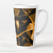 Weird tangle of burnt ribbons, black and orange milchtasse (Rechts)