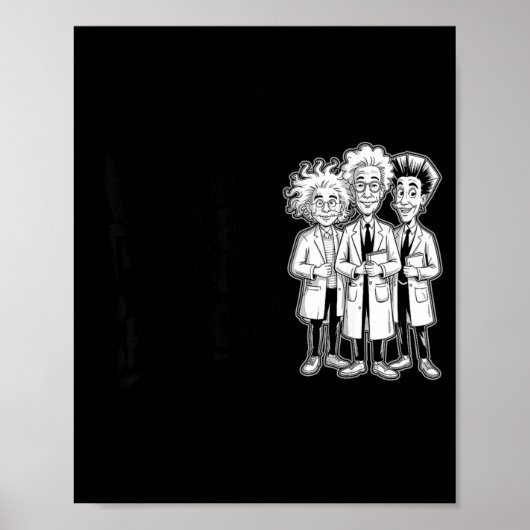 Weird Teachers Build Character Funny Teacher Appre Poster (Vorne)