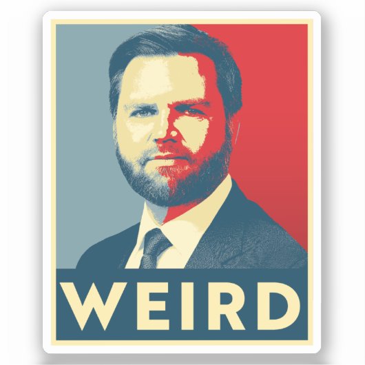 WEIRD VANCE AUFKLEBER (Vorderseite)