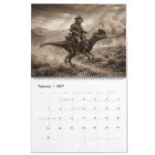 Weird West Alien-Cowboy-Dinosaur-Kalender Kalender (Feb 2027)