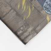 Weird Wicked Wild Hexe Graffiti Fleecedecke (Ecke)