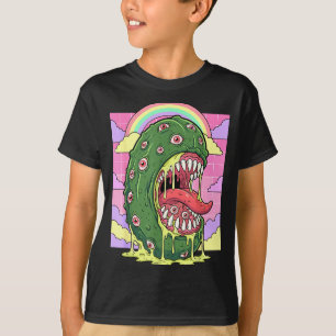 Weirdcore-Ästhetik kawaii eingelegte Gurkenaugen  T-Shirt