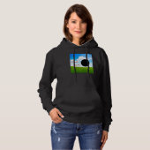 Weirdcore Ästhetische Dreamcore Oddcore Black Hole Hoodie (Vorne ganz)
