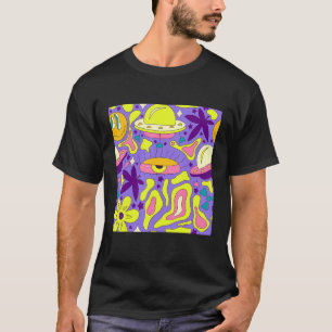 Weirdcore Kidcore Ästhetische Trippy Eyes 90s T-Shirt