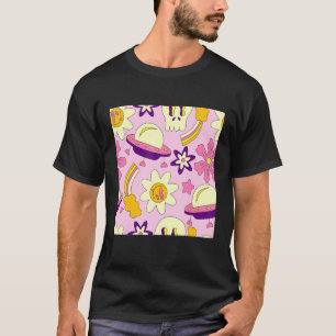 Weirdcore Kidcore Ästhetische Trippy Lächeln Happy T-Shirt